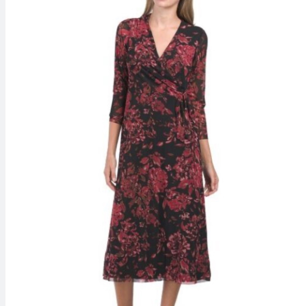 Anne Klein Wrap Style Dress